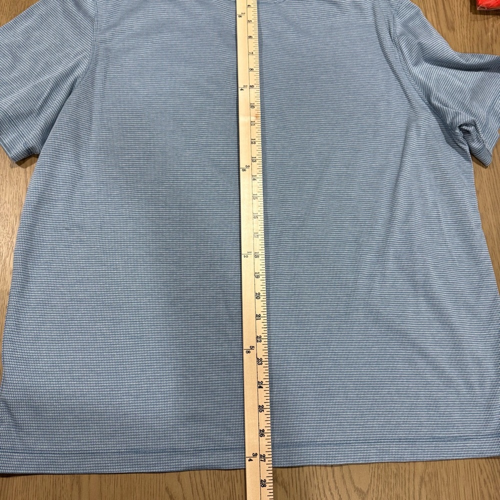 UNTUCKit Damaschino Jacquard Houndstooth Polo Shirt XL Short‎ Sleeve Office Work - Picture 10 of 14